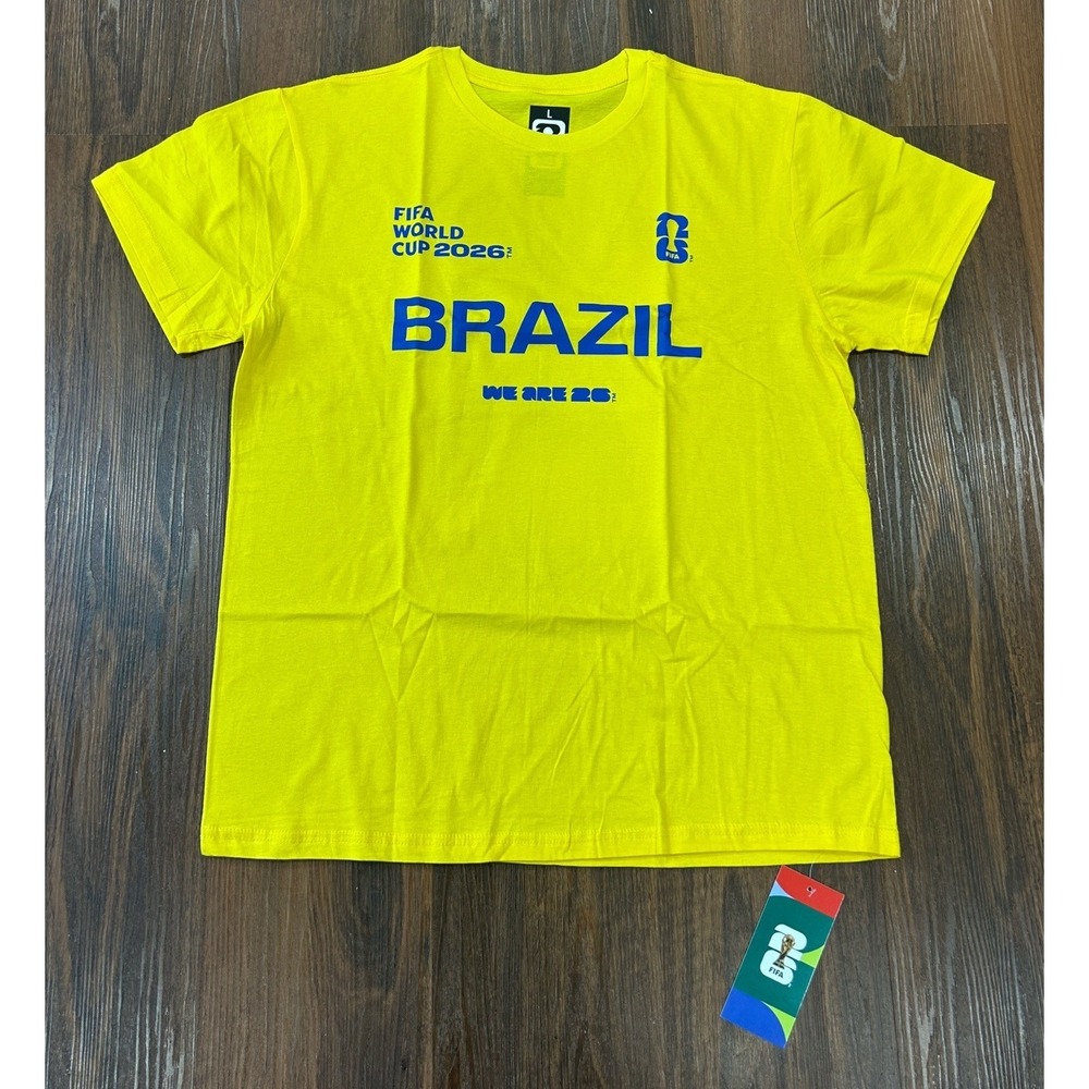 Brazil Brazil FIFA World Cup 2026 T-Shirt Size L NWT CBF